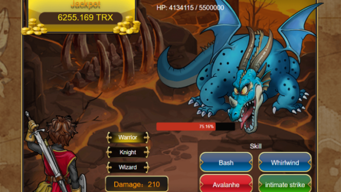 Epic Dragons на Tron стала самым популярным dApp