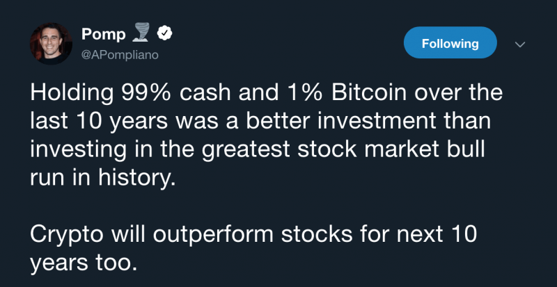 94% целевых фондов инвестируют в криптовалюты