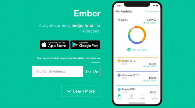 Emberfund превращает телефон в криптолютный хедж-фонд