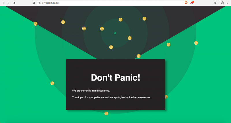 Сайт Cryptopia не работает больше 8 часов. Экзит-скам?