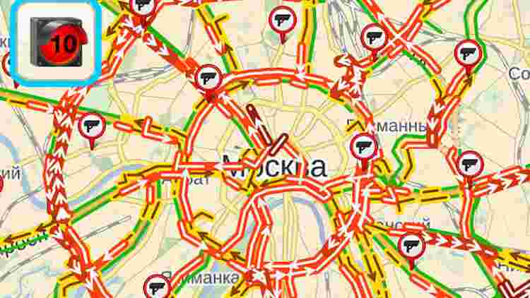 Как работает прогноз пробок